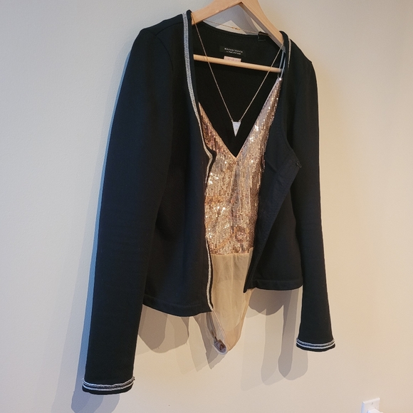 Black Scotch & Soda Cardigan with Silver Details - Picture 3 of 13